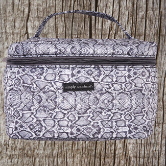 Simply Southern Glam Bag / Cosmetic Bag / Snake