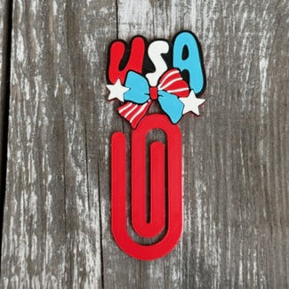 USA bookmark or large paper clip