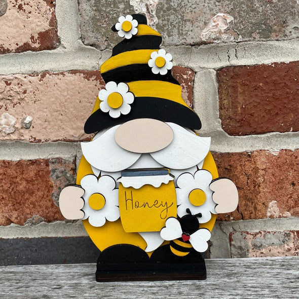 Honey Bee Gnome Shelf Sitter DIY Kit