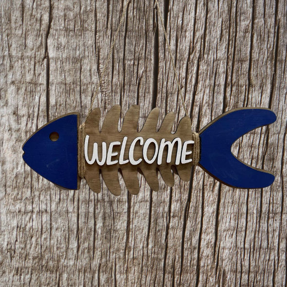 Welcome Fish  DIY door hanger Kit