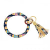 Simple Southern Bangle Keychain bracelet w/tassel