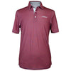 Simply Southern Tech Stripe Polo for Men in Red & Navy