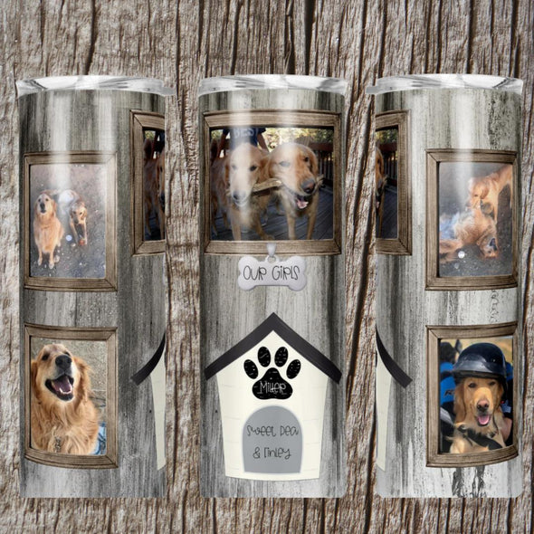 Personalized Custom Tumbler  Dogs