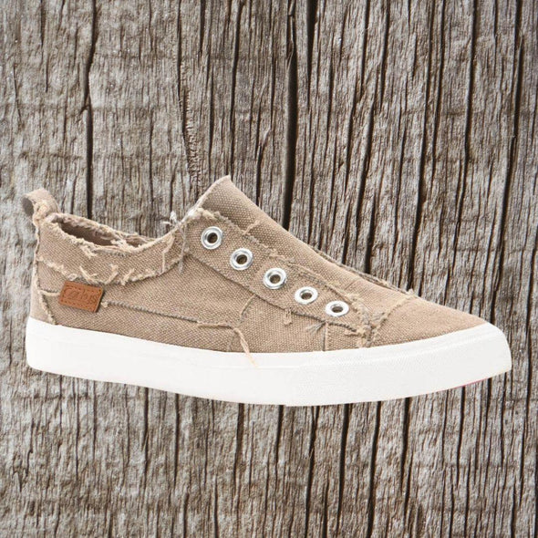 CORKYS BABALU TAUPE SLIP ON SNEAKERS / SHOES