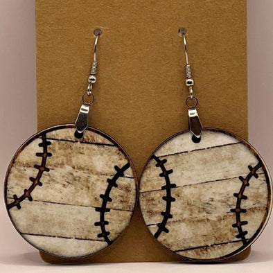 Custom Made Baseball earrings