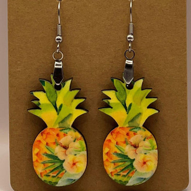 Custom Made Pineapple earrings