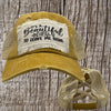It's a Beautiful Day to leave me alone -vintage, distressed, hat handmade patch