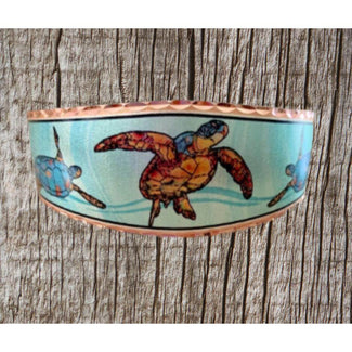 Handcrafted Sea Turtle Nautical Bracelet